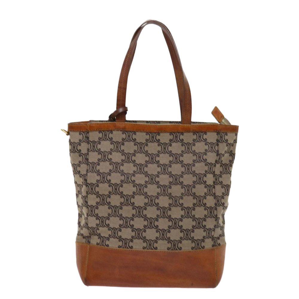 Vintage Celine Brown and Tan Tote Bag - Picture 13 of 16